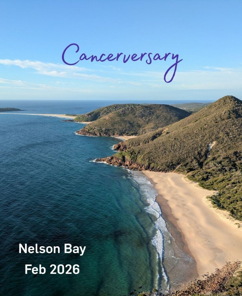 Title page of a blog post about a short trip to Nelson Bay